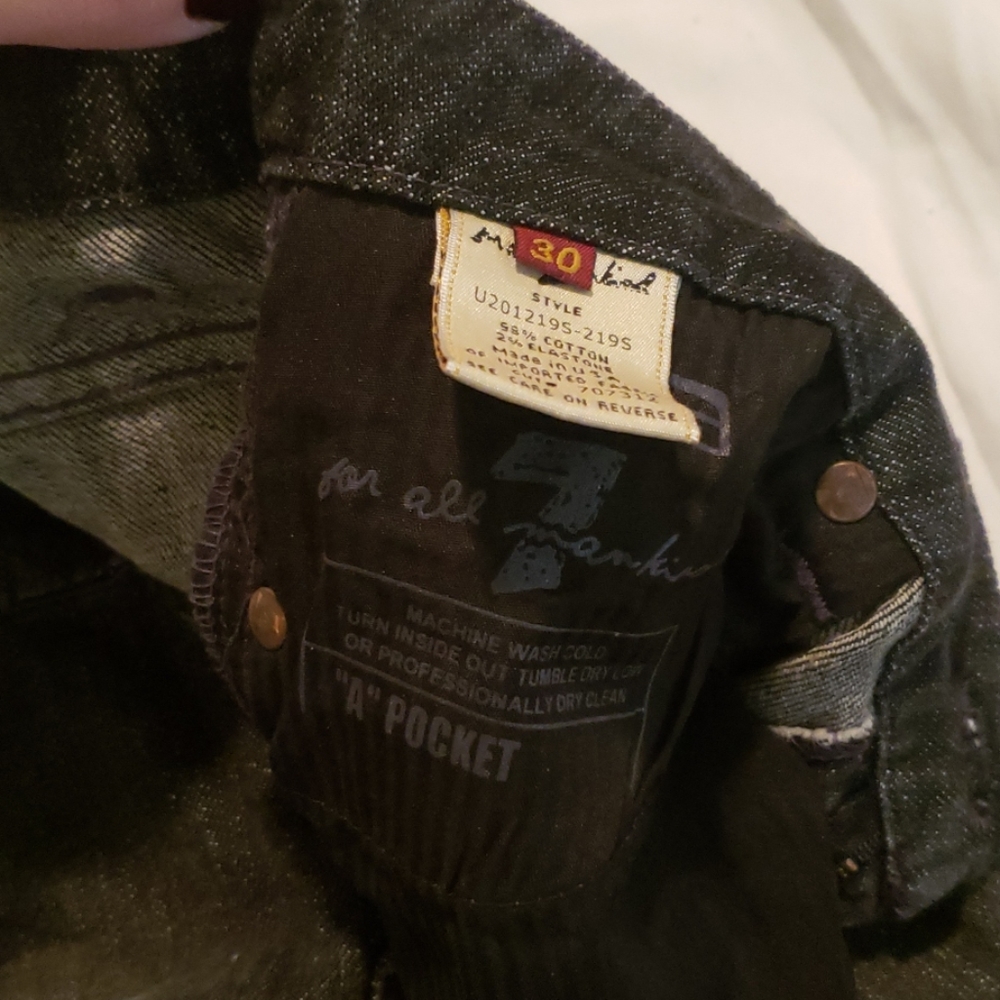 7 for All Mankind "A" pocket Jeans - Picture 3 of 3